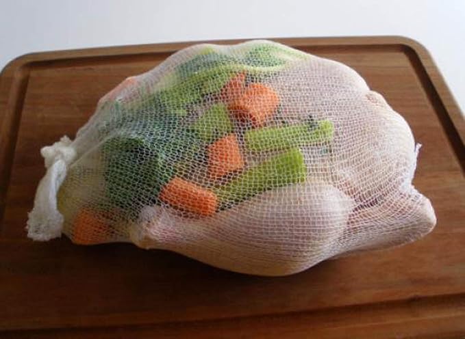 Regency Wraps Soup Socks, 24-inch 100 Pack, 100% Cotton Mesh Bags; for Clear Broths, Delicious Soups with No Straining; Fits Whole Chicken, Stew Meat, or Veggies