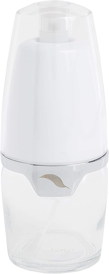 Prepara Deluxe Oil Mister, Chrome Band, White/Chrome