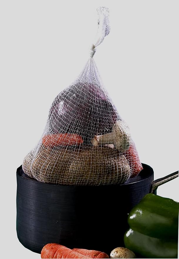 Regency Wraps Soup Socks, 24-inch 100 Pack, 100% Cotton Mesh Bags; for Clear Broths, Delicious Soups with No Straining; Fits Whole Chicken, Stew Meat, or Veggies