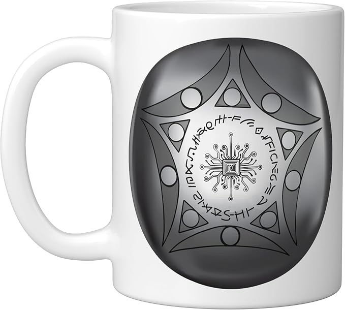 Buga Sphere Columbia UFO Ceramic Mug, White