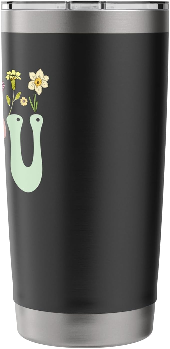 Tutu Gifts Women Wildflower Floral Design Tutu Stainless Steel Insulated Tumbler