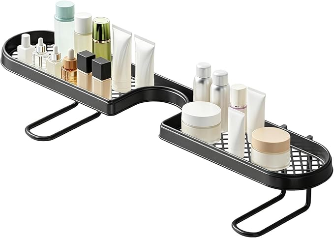 U Shape Faucet Storage Rack, Enhanced Usability Convenience, 11.5x12.8x59cm, Kitchen Sink Organizer, Sink Storage Rack, Space-Saving Design, For Kitchen Countertop Bathroom Dorm