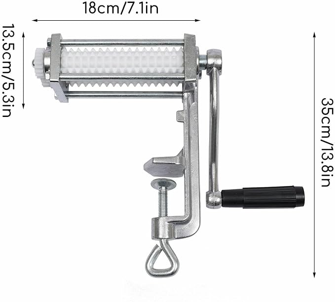 Commercial Meat Tenderizer Cuber Heavy Duty Steak Flatten Beef Clamp Kitchen，Hand Crank Flatten butchers Tool Cuber Steak Machine KitchenTool