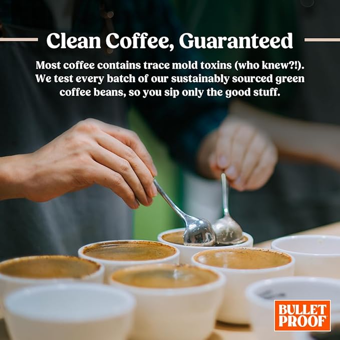 Bulletproof Original Medium Roast Ground Coffee,100% Arabica Coffee, Clean Coffee Tested for Toxins, Sustainably Sourced, 12 Ounces