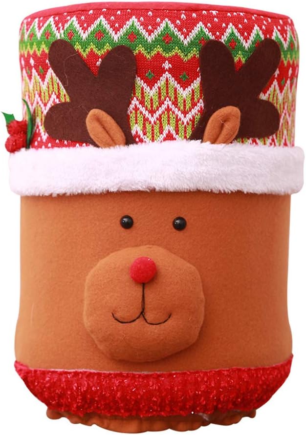 Acouto on Dispensers,Reusable Cover with Festive Design Reusable Dispenser Cover,Christmas Kitchen Decor,Festive,Holiday Dispenser Decoration,Cloth Co (180)