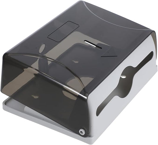 LIFKOME Wall Mounted Paper Towel Dispenser Capacity Black Tissue Holder for Bathroom and Kitchen Versatile Design for Hotels and Commercial Use Easy to Install Compatible with All Types