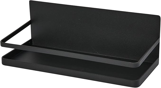 Household Essentials Metal Magnetic Spice Organizer, Black