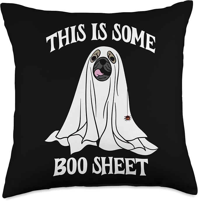 This Is Some Boo Sheet Throw Pillow, 18x18, Multicolor