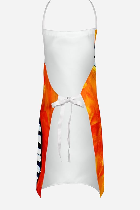Caroline's Treasures Something Blues Saxaphone and Piano Apron Cooking Kitchen Server Baking Crafts Gardening for Adult Women Men, Unisex, Large, Multicolor