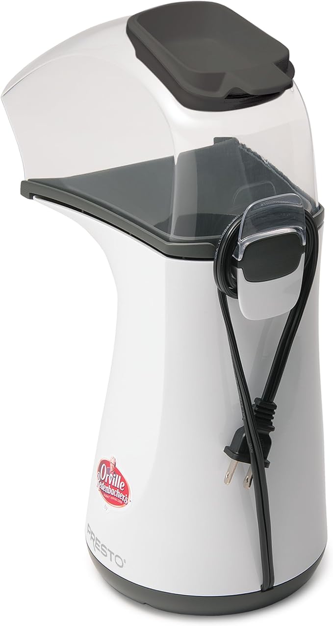 Presto 04821 Orville Redenbacher's Hot Air Popper,1 Liters,White,(Pack of 2)