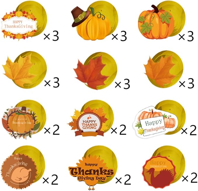 GOER 30 Pcs Thanksgiving Hanging Swirls for Thanksgiving Party Supplies Decorations