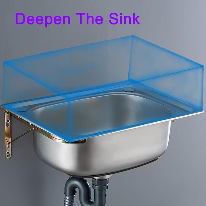 Commercial Sink Hand Washing Basin, Wall-Mounted Kitchen Stainless Steel Sink, Single Bowl Stainless Steel Sink, with Drainer Unit And Tap, for Bar Cafe Restaurant K,52x38cm-Single cold water f