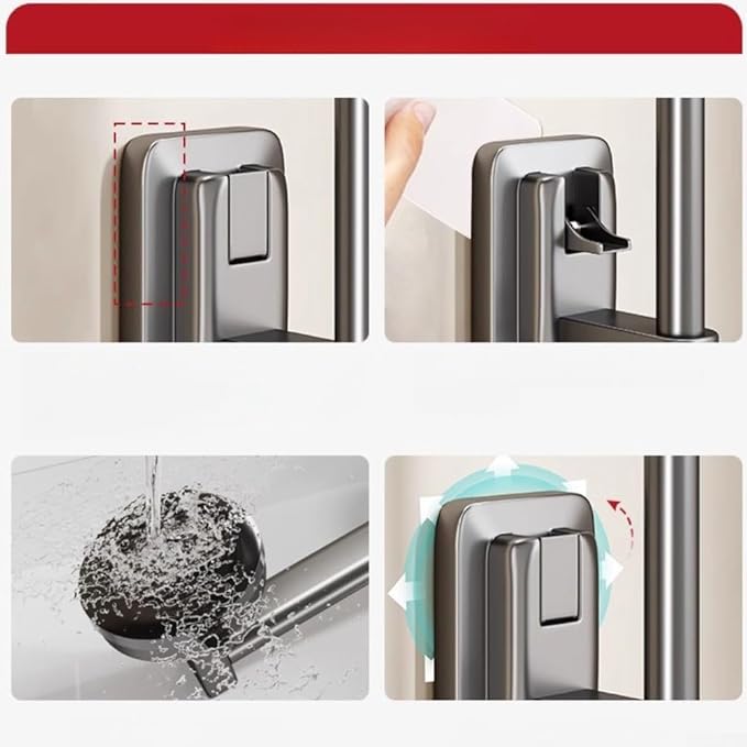 Strong Suction Cup Paper Towel Holder for Kitchen, Bathroom, or RV Wall Mount, Space Saving Tissue Roll Dispenser for Various Surfaces (1 Pc)