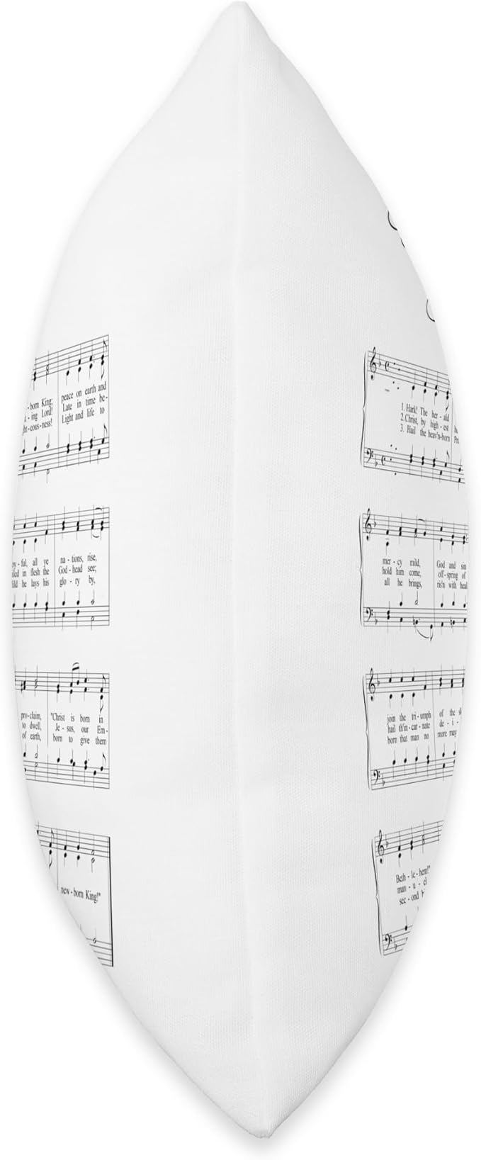 Classic Christmas Sheet Music Hark the Herald Angels Sing Throw Pillow