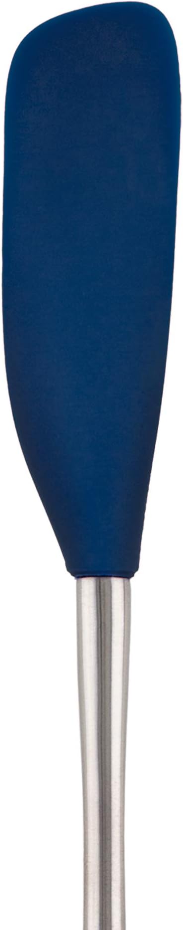 Tovolo Jar Spatula Silicone Long Stainless Steel Handle Scraper Spatula Deep Indigo, Jar Scraper Heat Resistant Dishwasher Safe BPA Free Kitchen Utensil for Scraping Spreading Jelly Peanut Butter