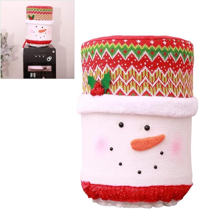 Acouto on Dispensers,Reusable Cover with Festive Design Reusable Dispenser Cover,Christmas Kitchen Decor,Festive,Holiday Dispenser Decoration,Cloth Co (179)