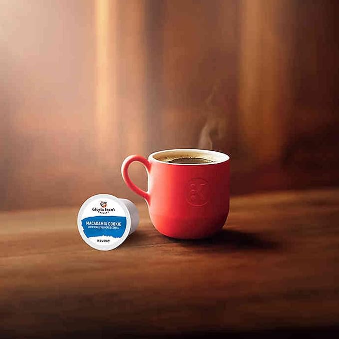 Gloria Jean's Macadamia Cookie Keurig Single-Serve K-Cup Pods, Medium Roast Coffee, 96 Count