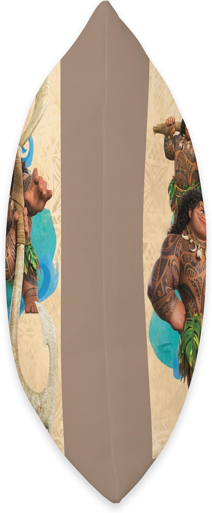 Disney Moana 2 Maui with Fish Hook Heroic Pose Trio Throw Pillow