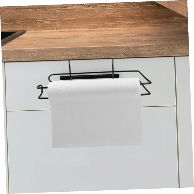 Zerodeko Wire Shelf Hanging Paper Towel Holder Industrial Towel Rack for Kitchen Rv Dorm Laundry Room Easy Install