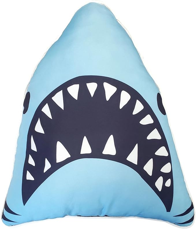 Northwest Classics Full Sized Shark Adventure 8-Piece Bed in a Bag Set, All Seasons Bedding for Girls and Boys, Comforter, Flat Sheet, Fitted Sheet, Pillowcases, Pillow, Shams