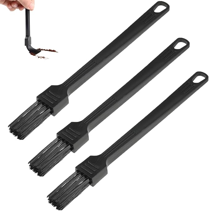 3 Pcs Coffee Grinder Cleaning Brush Black Coffee Machine Brush Espresso Grinde Cleaning Tools for Barista Home Kitchen