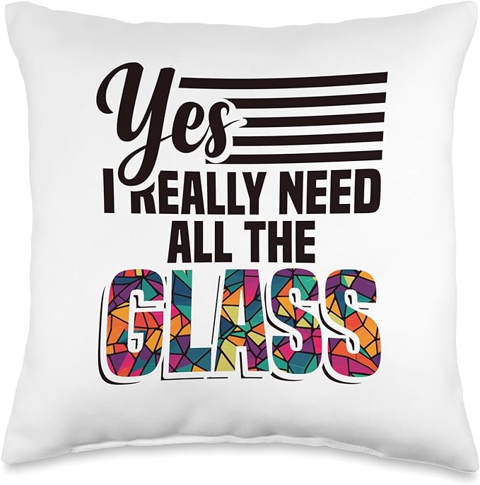 Stained Glass Sheets Foiler Tools Stained Glass Artist Throw Pillow