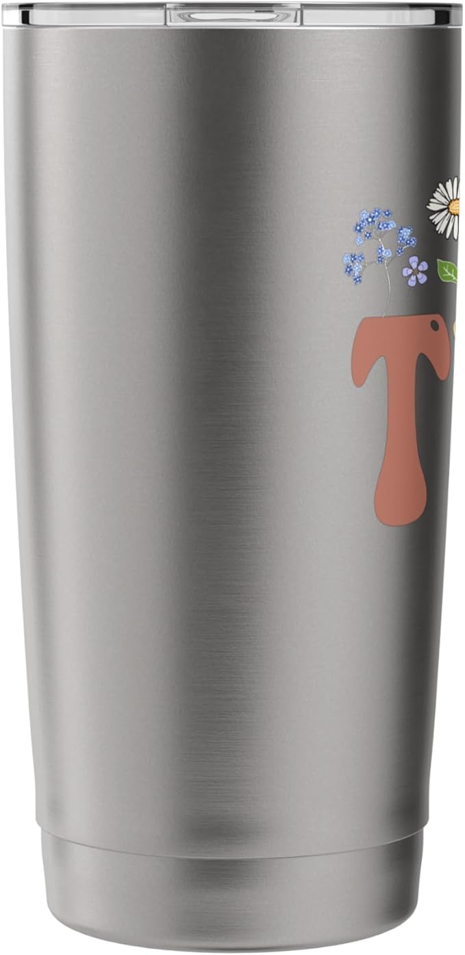 Tutu Gifts Women Wildflower Floral Design Tutu Stainless Steel Insulated Tumbler
