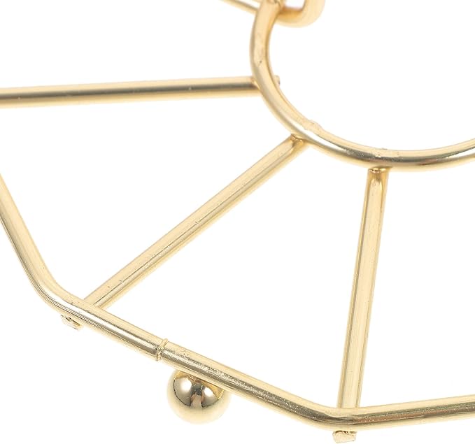 Freestanding Paper Towel Holder Iron Stand Kitchen Roll Paper Shelf Gold Metal Countertop Tissue Rack for Home and Commercial Use