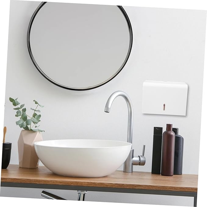 Kitchen Towel Dispenser Hand Paper Towel Holder Wall-Mounted Bathroom Paper Box