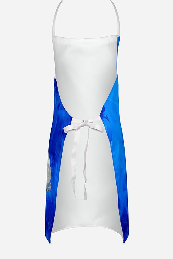 Caroline's Treasures Twos Company Sailboat Apron Cooking Kitchen Server Baking Crafts Gardening for Adult Women Men, Unisex, Large, Multicolor
