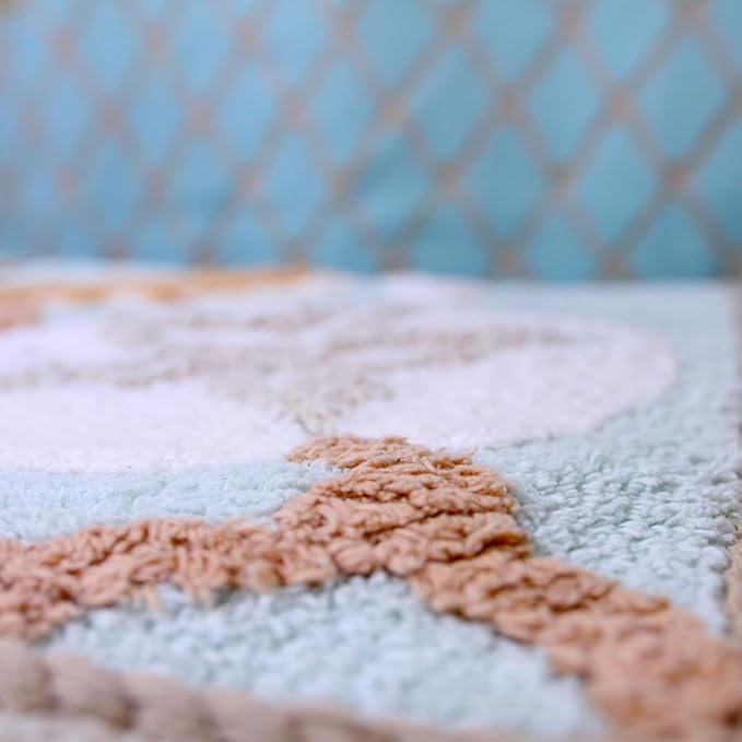 Avanti Linens - Bathroom Rug, Soft & Absorbent Bath Mat, Beach Inspired Bathroom Accessories (Seaglass Collection, 24" x 60")