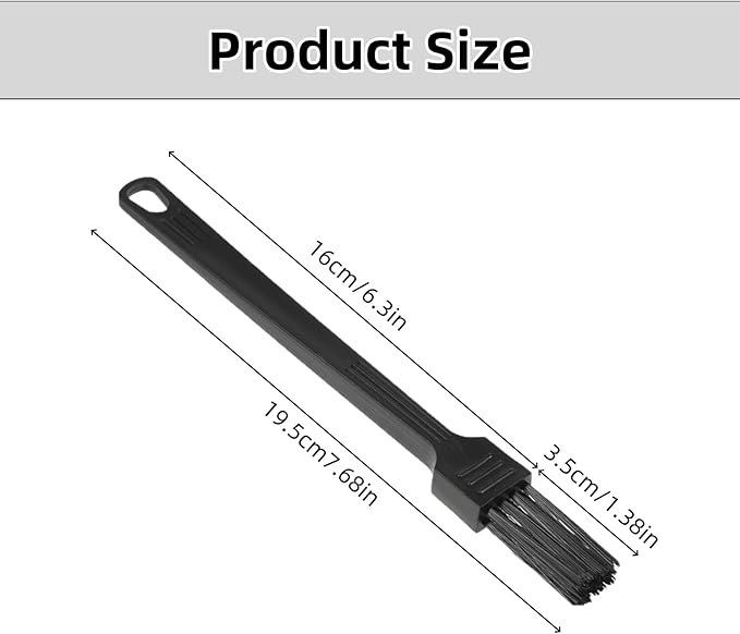 3 Pcs Coffee Grinder Cleaning Brush Black Coffee Machine Brush Espresso Grinde Cleaning Tools for Barista Home Kitchen