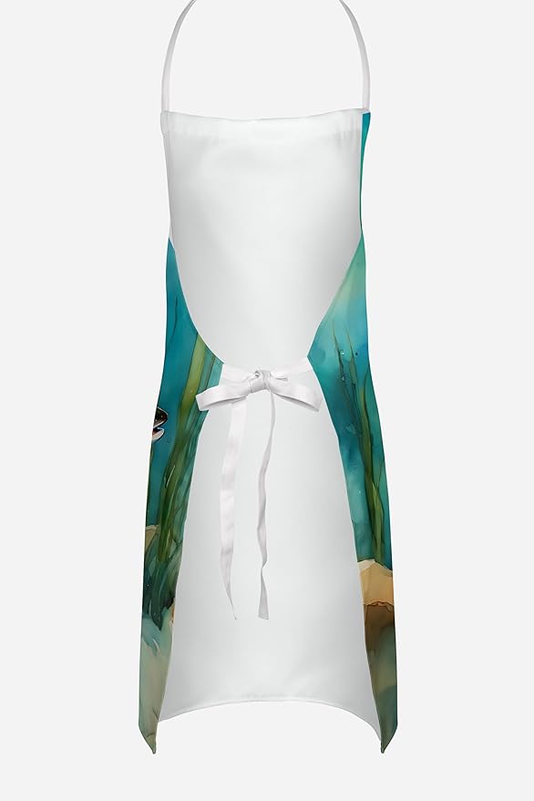 Caroline's Treasures Trout Apron Cooking Kitchen Server Baking Crafts Gardening for Adult Women Men, Unisex, Large, Multicolor