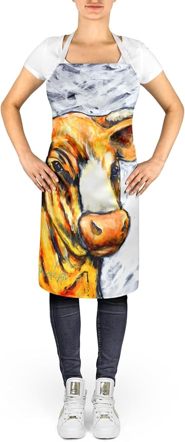 Caroline's Treasures Bully Apron Cooking Kitchen Server Baking Crafts Gardening for Adult Women Men, Unisex, Large, Multicolor
