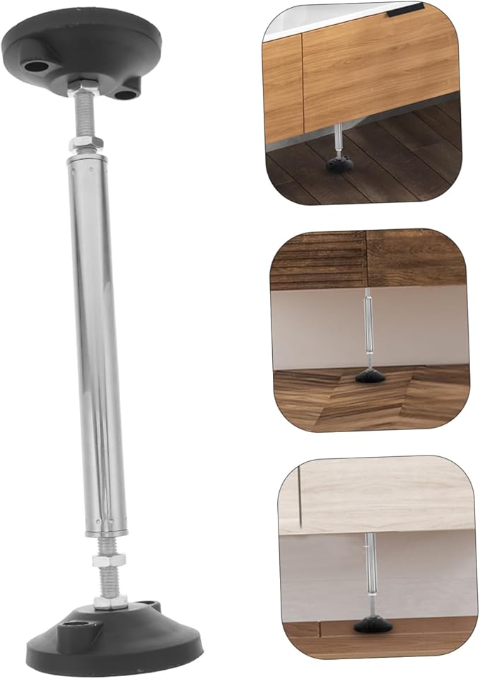 OSALADI Adjustable Cabinet Support Pole Telescopic Rod for Undermount Sink Furniture Height Range Dual Thread System for Bathroom and Kitchen Cabinets