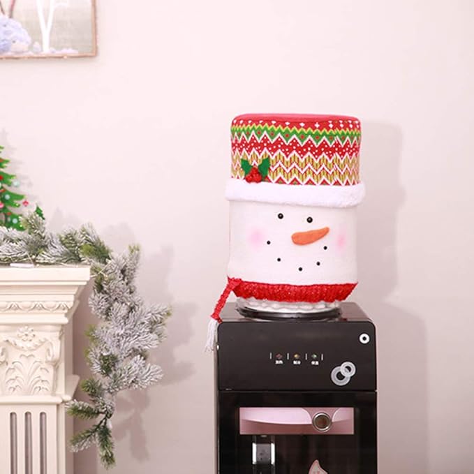 Acouto on Dispensers,Reusable Cover with Festive Design Reusable Dispenser Cover,Christmas Kitchen Decor,Festive,Holiday Dispenser Decoration,Cloth Co (179)