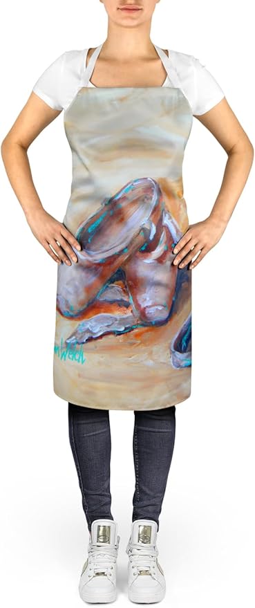 Caroline's Treasures Toe Toe Ballet Shoes Apron Cooking Kitchen Server Baking Crafts Gardening for Adult Women Men, Unisex, Large, Multicolor