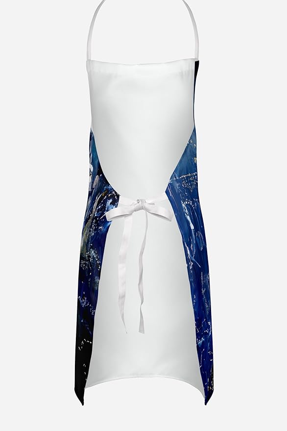 Caroline's Treasures Glimer Star of David Apron Cooking Kitchen Server Baking Crafts Gardening for Adult Women Men, Unisex, Large, Multicolor