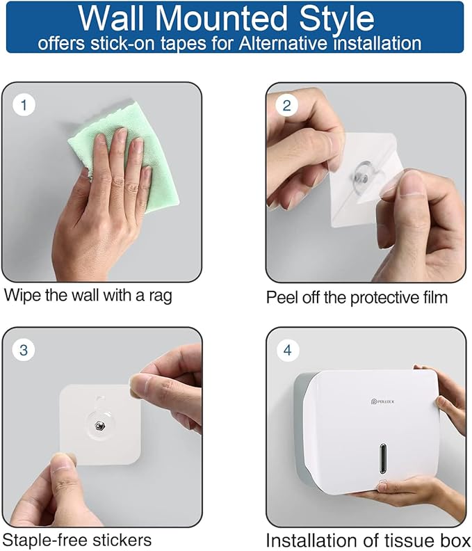 Paper Towel Holder Dispenser Wall Mount,Multifold/Trifold/C Fold Hand Towel Dispenser,Commercial Paper Towel Dispenser for Bathroom Tissue Dispenser,Large Capacity 200 Sheets