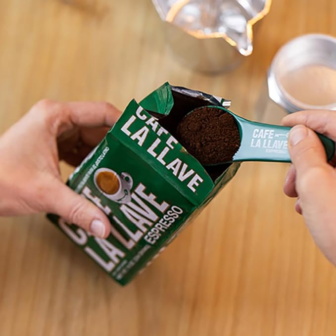 Cafe La Llave Dark Roast Ground Espresso Coffee, 16 oz Bricks (Pack of 3) – Cuban Style, Bold & Rich Flavor, for Espresso, Moka Pot & Drip