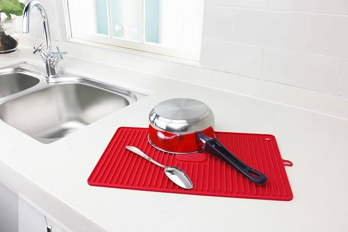 Better Houseware 3424 Kitchen Drying mat, standard, Red