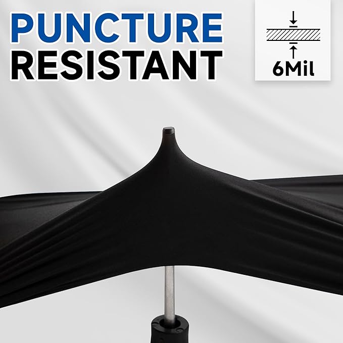 Black Nitrile Exam Gloves 6 mil Nitrile Disposable Gloves Food Grade 120PCS,Medical,Heavy Duty,Powder Free