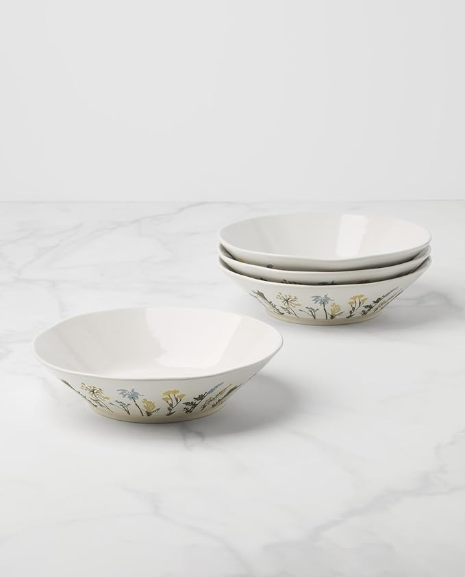 Lenox 898387 Wildflowers Dinner Bowls, Set Of 4