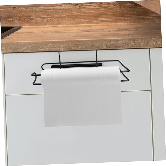 LIFKOME Door Paper Towel Holder Industrial Style Towel Rack for Rv Kitchen Camping Dormitory Laundry Room