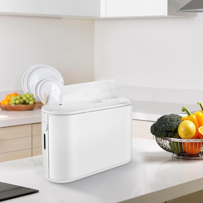 Countertop Paper Towel Dispenser, 12.6"4.5" Large Non-Slip Bottom Napkin Dispenser, Commercial Multifold Paper Towel Holder with Visible Window for Kitchen, Bathroom, Toilet, Hotel