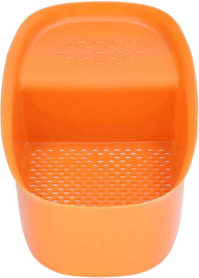 aqxreight Sink Drain Basket Household Saddle Shaped Mesh Strainer Kitchen Waste Vegetable Fruits (Orange)