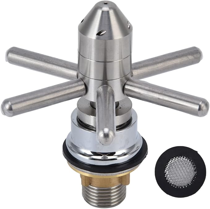 Qiilu Automatic Glass Rinser Faucet Stainless Steel Kitchen Washer for Bar Restaurant Coffee Shop - Professional Bar Faucet Head - Kitchen Fixtures