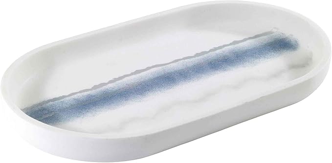 Avanti Linens - Vanity Tray, Resin Countertop Accessories, Marble Inspired Bathroom Essentials (Murano Collection)