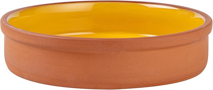 Restaurantware Terracotta Cazuela Bowls 2 Pack of 15 oz Durable Rustic Serving Dish Glazed Oven-Safe Bowl Freezer-Safe Tapas Dish Microwave-Safe Dishwasher-Safe