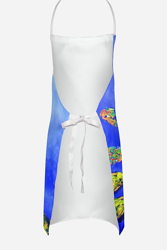 Caroline's Treasures Blue Dragonfly Apron Cooking Kitchen Server Baking Crafts Gardening for Adult Women Men, Unisex, Large, Multicolor
